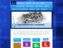 Tablet Screenshot of laferarquitectura.com